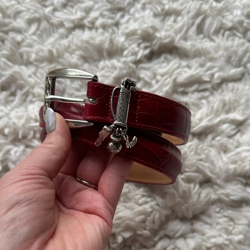 Brighton Golf Accent Leather Belt